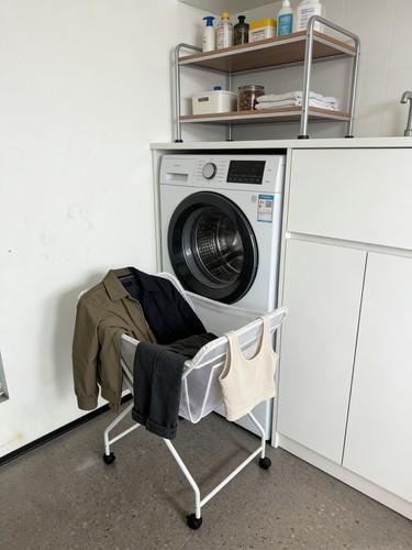 Bend laundry trolley - no-bend,
